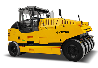 Rolo compactador pneumático (acionamento hidráulico) GYR263L